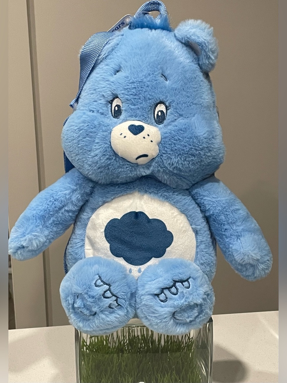 NWT Grumpy Care Bears Plush Backpack